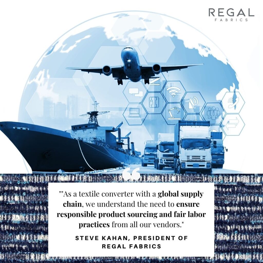 Regal Fabrics Responsible Supply Chain Policy